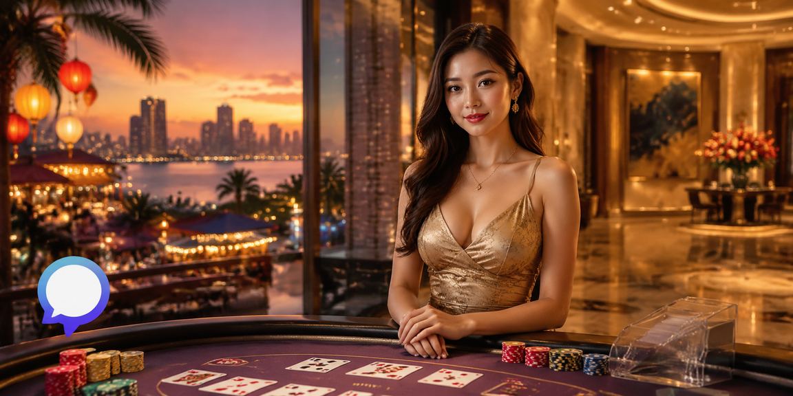 Không khí chợ đêm Đà Nẵng minh họa quy định sử dụng casino trực tuyến